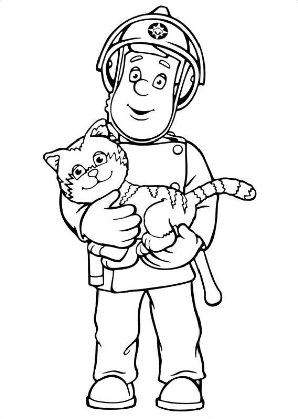 Kids-n-fun.com | 38 coloring pages of Fireman Sam